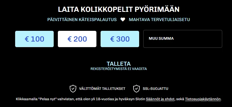 Slotti Casino Bonus